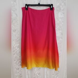 Ralph Lauren Linen Tie Dye Skirt NWT Size 8P